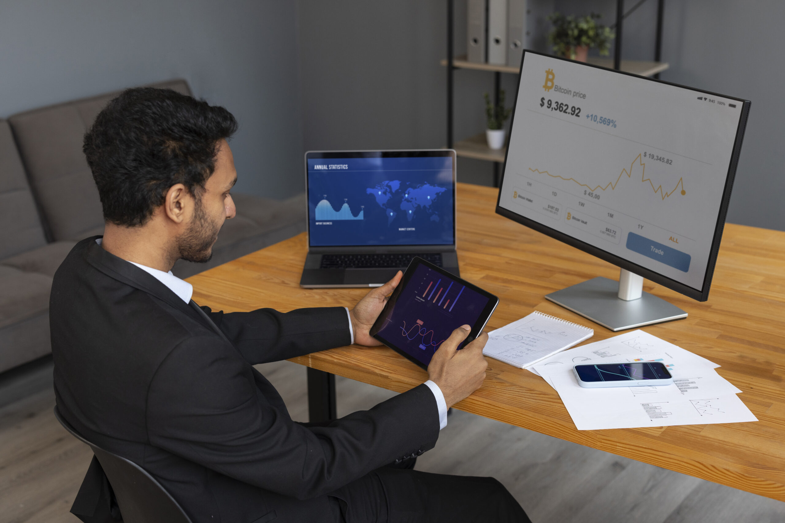 business-person-looking-finance-graphs Virtune AB Launches Virtune Avalanche ETP on Nasdaq Stockholm