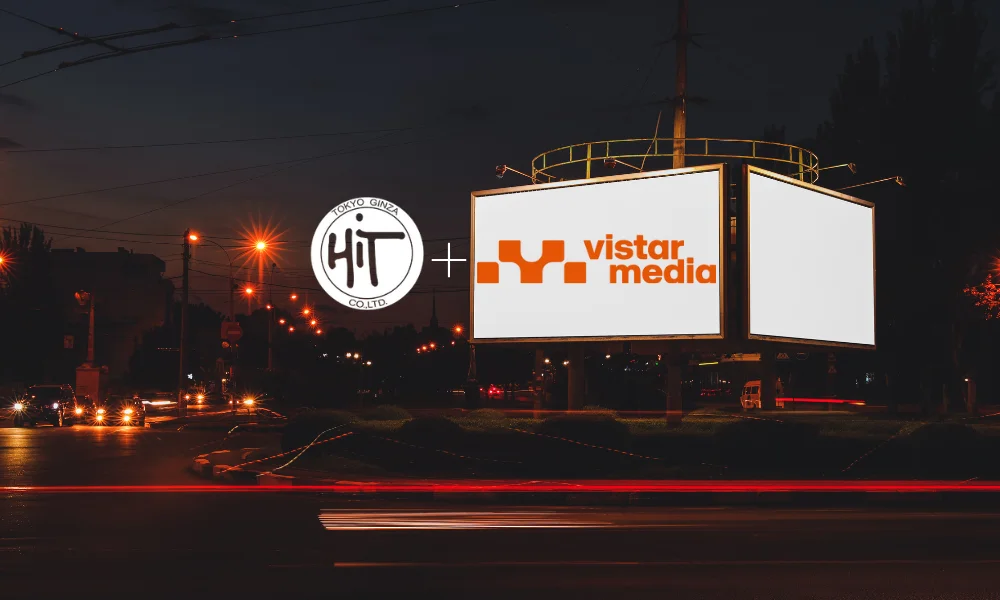 Hit Launches Global Large-Scale DOOH Sales in Partnership with Vistar Media