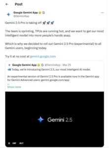 Gemini 2.5 pro