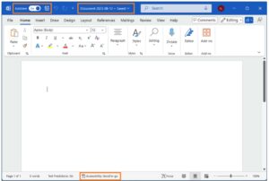 Microsoft Word Update - Step 1