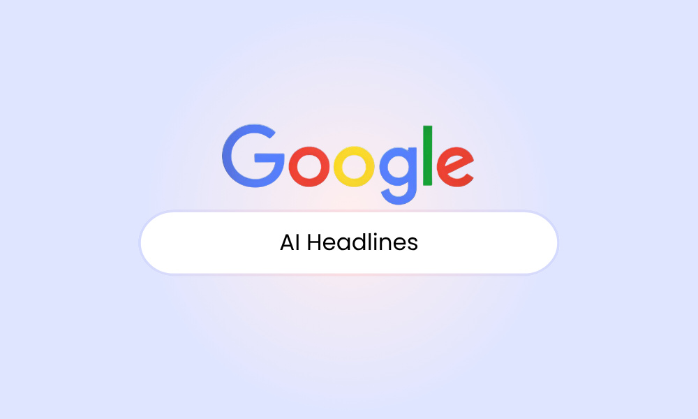 Google AI headline rewrites test Google AI headline rewrites test
