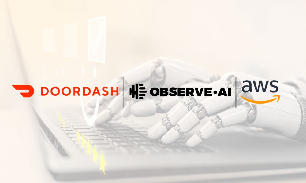 DoorDash Observe.AI and AWS Partner DoorDash Observe.AI and AWS Partner
