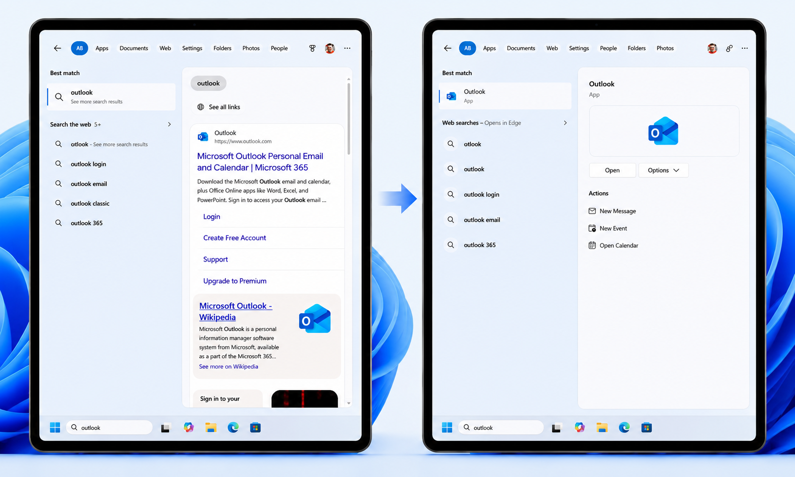 Microsoft Improves Windows Search Box