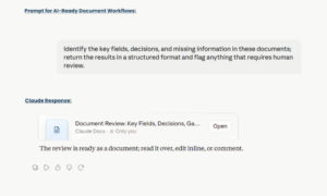 Prompt for AI-Ready Document Workflows.
