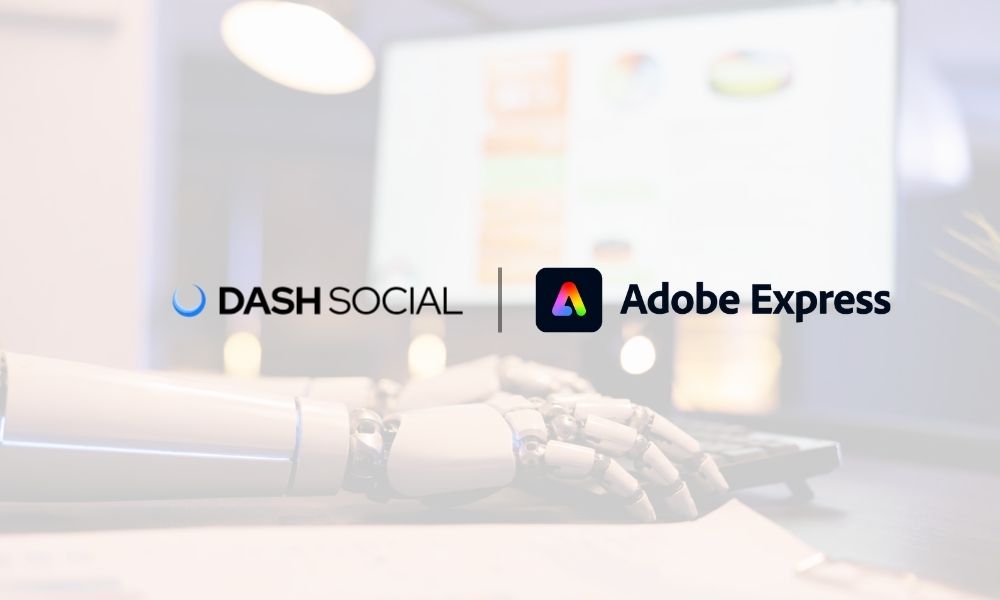 Dash Social integrates Adobe Express