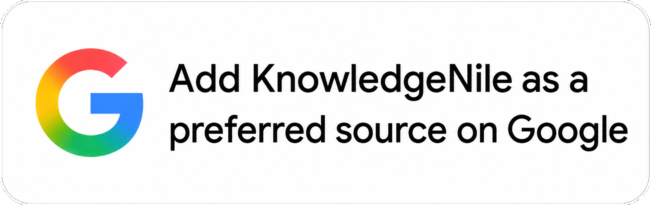 Add KnowledgeNile as a preferred source on Google