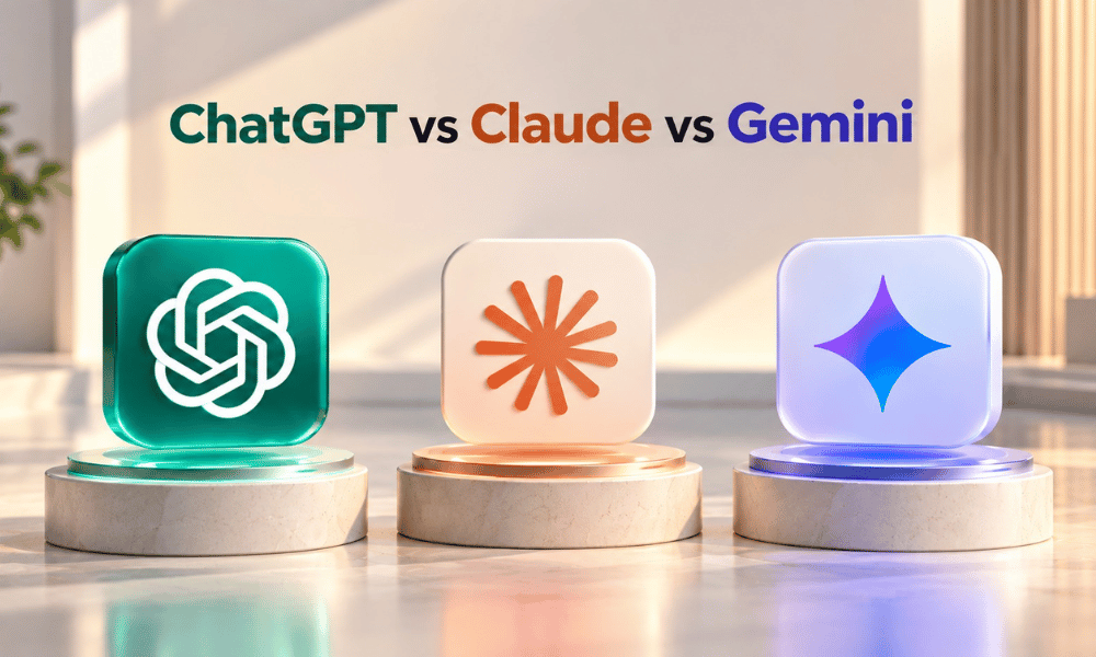 AI Tools Comparison chatgpt vs claude vs gemini comparison