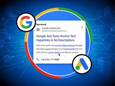 Hyperlinks in Search Ad