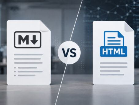 Markdown vs HTML