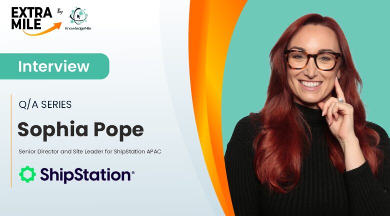Sophia Pope Senior Director and Site Leader for ShipStation APAC