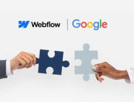Webflow and Google partner